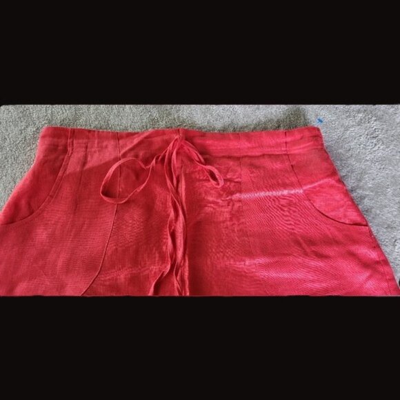 Choices pink linen skirt size Large - Picture 5 of 8